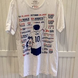 Carly Lloyd Merch- Short Sleeved T-shirt. Brand new.